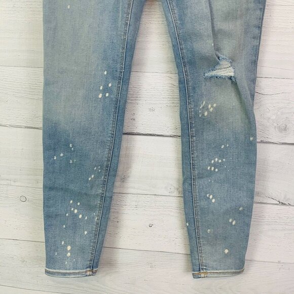 NEW Old Navy Womens Rockstar JeansSuper Skinny Fit Distressed Bleached Size 2 - Picture 4 of 12
